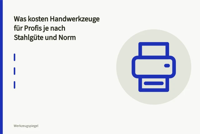 Ring-Maulschlüssel-Satz aus Chrom-Vanadium-Stahl auf Werkbank in Werkstatt. Was kosten Handwerkzeuge für Profis je nach Stahlgüte und Norm