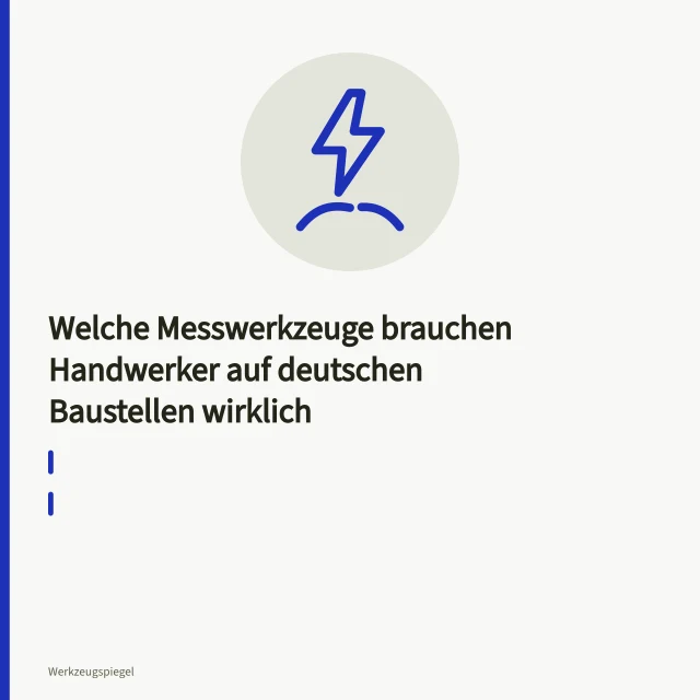 Kreuzlinienlaser projiziert rote Linien auf Wand und Boden im Rohbau. Welche Messwerkzeuge brauchen Handwerker auf deutschen Baustellen wirklich